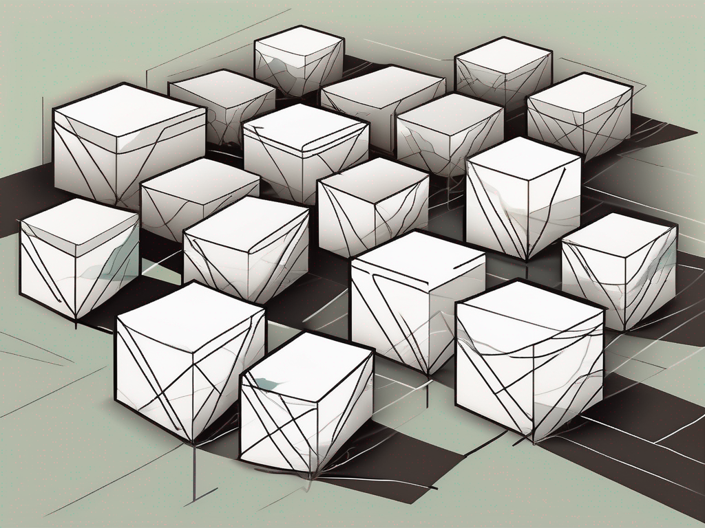 A series of nested boxes