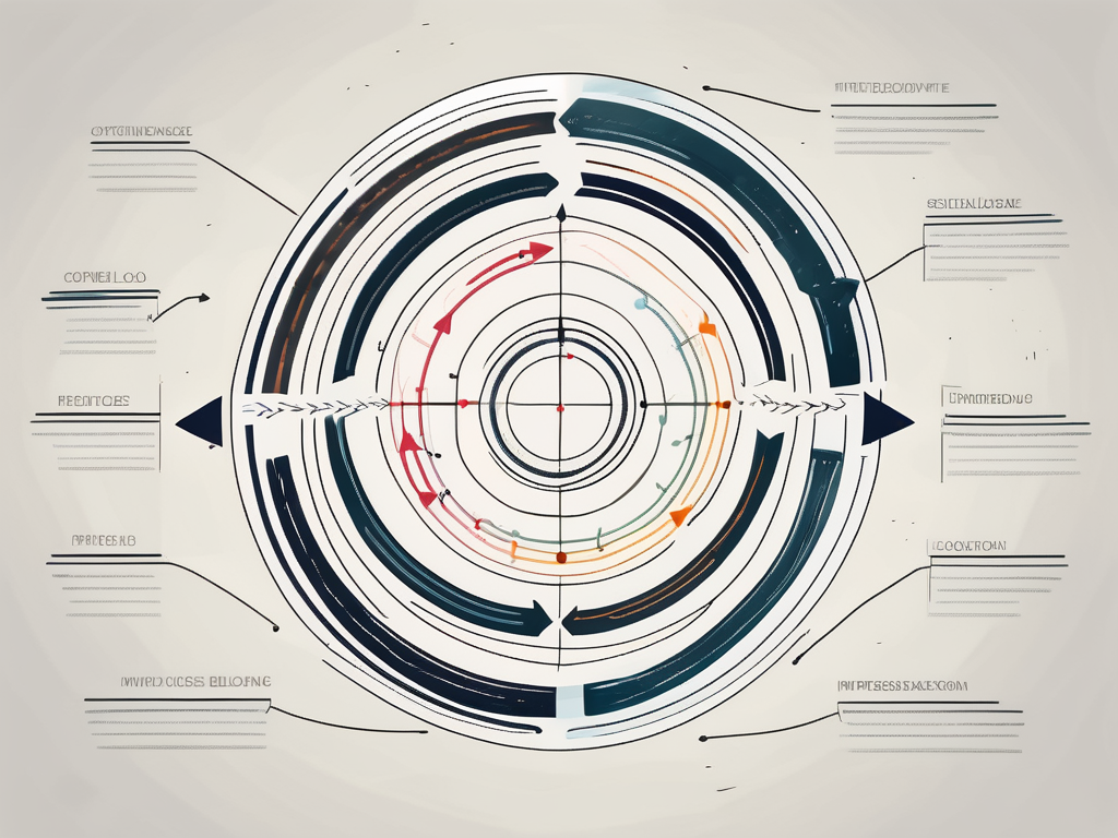 A circular arrow diagram