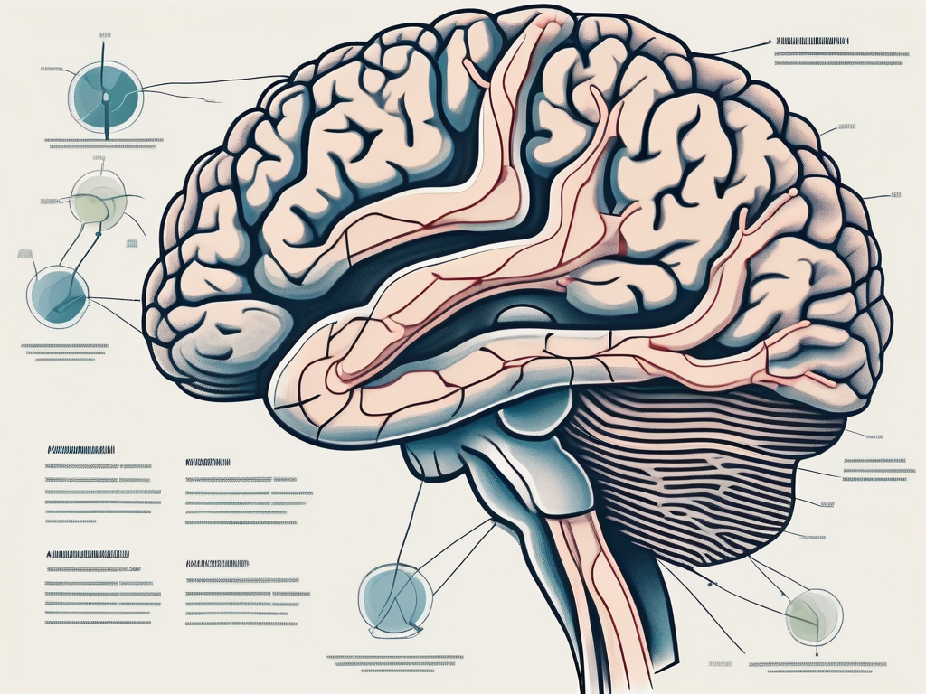 The abducens nerve in the human brain